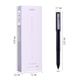 得力(deli)乐素0.5mm黑色中性笔签字笔 金属喷漆水笔软胶握手 12支/盒  DLSX-A15