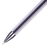 得力(deli)极简0.5mm全针管中性笔水笔 黑色签字笔 12支/盒 DLSX-A054B