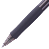得力(deli)12支0.5mm按动中性笔签字笔 子弹头黑色  S15