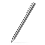 得力(deli)0.5mm金属旋转中性笔签字笔 银色笔杆 DL-S99