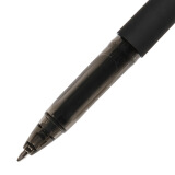 得力(deli)1.0mm加粗中性笔水笔签字笔 办公用品 黑色12支/盒S34