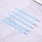 晨光(M&G)文具晶蓝色0.5mm热可擦中性笔芯 子弹头签字笔替芯 水笔芯 20...