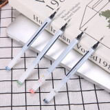晨光(M&G)文具黑色0.38mm中性笔芯 T形头签字笔替芯 米菲系列水笔芯 10支装MG2013