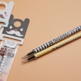 晨光(M&G)文具黑色0.35mm中性笔芯 全针管签字笔替芯 玩味胡子系列水笔芯...