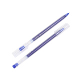 晨光(M&G)文具蓝色0.35mm大容量中性笔 巨能写大容量签字笔 笔杆笔芯一体...