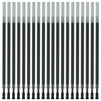 晨光(M&G)文具黑色0.5mm中性笔芯 全针管签字笔简约替芯 A+系列水笔芯 20支/盒4237