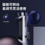 得力(deli)人脸识别测温门禁考勤一体机 8英寸屏幕显示 医院学校写字楼快速测...