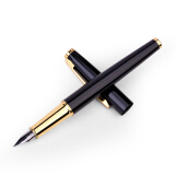 【钢笔礼盒】得力(deli)卓然系列金属钢笔套装 F尖钢笔+墨水+笔袋+6支墨囊
