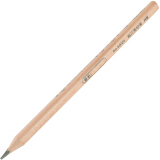 得力(deli)儿童学生木质HB书写铅笔 赠卷笔刀可标记姓名 6支/盒58124