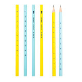 得力(deli)2B铅笔 笔杆带运算学习功能 30支/桶 58176