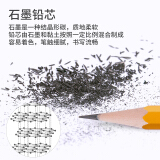 得力(deli)12支2B铅笔 考试绘图书写铅笔 学生练字笔 带橡皮头赠卷笔刀 ...