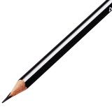得力(deli)高级书写2B铅笔学生铅笔 12支/盒58109