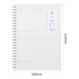 得力(deli)4本A5/60张错题本螺旋本线圈本 无印风学生记事本日记本笔记本...