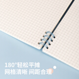 得力(deli)欧阳娜娜 A5/80张螺旋本线圈本 PP封面学生记事本日记本笔记...
