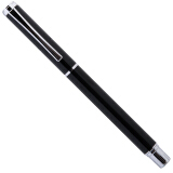 得力(deli)EF暗尖优调矫姿钢笔 正姿笔 签字笔金属学生练字墨水笔 黑色