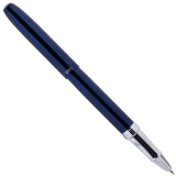 得力(deli)EF暗尖优调矫姿钢笔 正姿笔 签字笔金属学生练字墨水笔 深蓝