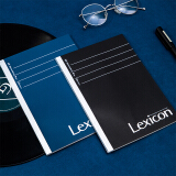 得力(deli)12本A5/40张Lexicon系列高档软抄本记事本 无线装订工...