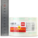 得力(deli)高品质高透明封箱胶带打包胶带 60mm*40y*50um(36....