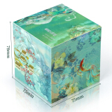 得力(deli)颐和园联名春风正得颐系列便签纸砖 610张彩色内芯便笺本便条纸 ...
