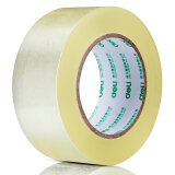 得力(deli)高品质高透明封箱胶带打包胶带 48mm*150y*50um(13...