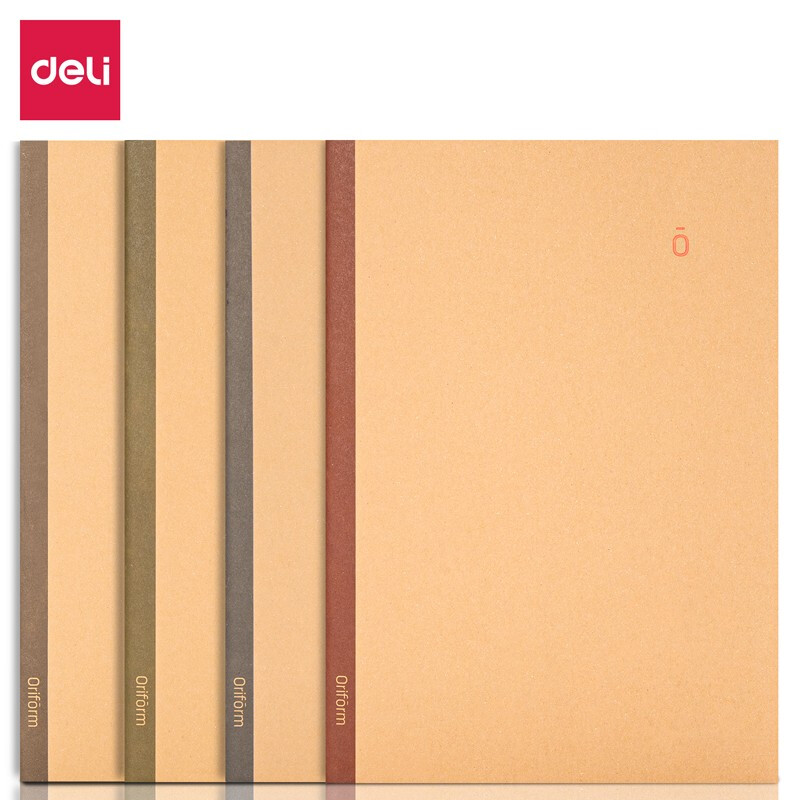 得力(deli)4本B5/60张0系列学生缝线软抄本 课堂作业本记事本日记本笔记本子文具 FB560-4
