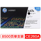 惠普（HP） CE260A 647A 黑色 LaserJet 硒鼓 (适用Las...