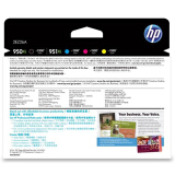 惠普（HP）950/951XL墨盒套装 适用hp 8600/8100/8610打印机 xl大容量黑彩墨盒  黑/红/黄/青一套