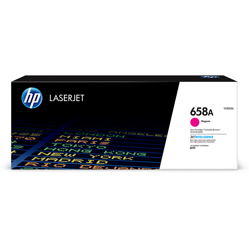惠普（HP）W2003A 658A 品红色碳粉盒(适用于 HP Color LaserJet Enterprise M751系列)
