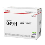 佳能（Canon）硒鼓CRG039 H 大容量黑色(适用于LBP351x/LBP...