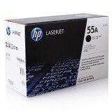 惠普（HP） CE255A 55A 黑色 LaserJet 硒鼓 (适用Lase...