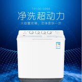 小天鹅 LittleSwan双桶洗衣机半自动 10公斤大容量 品牌电机 喷淋漂洗强劲动力 双桶双缸TP100-S996
