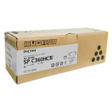 理光（Ricoh）SP C360HC 黑色墨粉盒1支装 适用于SP C360DN...