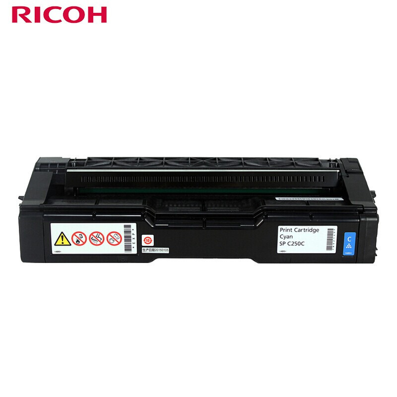 理光（Ricoh）SP C250C 蓝色一体式墨粉盒 适用于SP C250DN/C261DNw/C261SFNw
