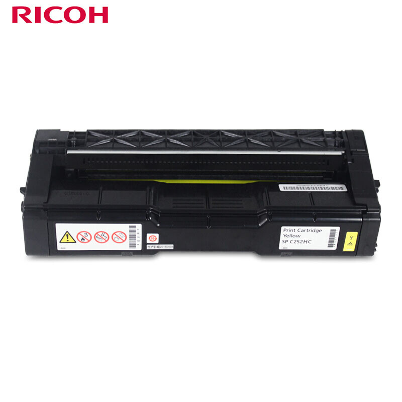 理光（Ricoh）SP C252HC 黄色墨粉盒1支装 适用于SP C252DN/252SF