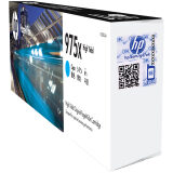 惠普 （HP） L0S00AA 975X 高容量青色耗材 页宽系列 (适用页宽打...