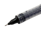晨光 直液式签字笔学生考试用大容量速干水性圆珠笔0.5mm全针管黑色笔芯红蓝色中...