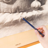 得力(deli)高级美术绘图4B铅笔 学生素描速写铅笔 12支/盒 S999-4...