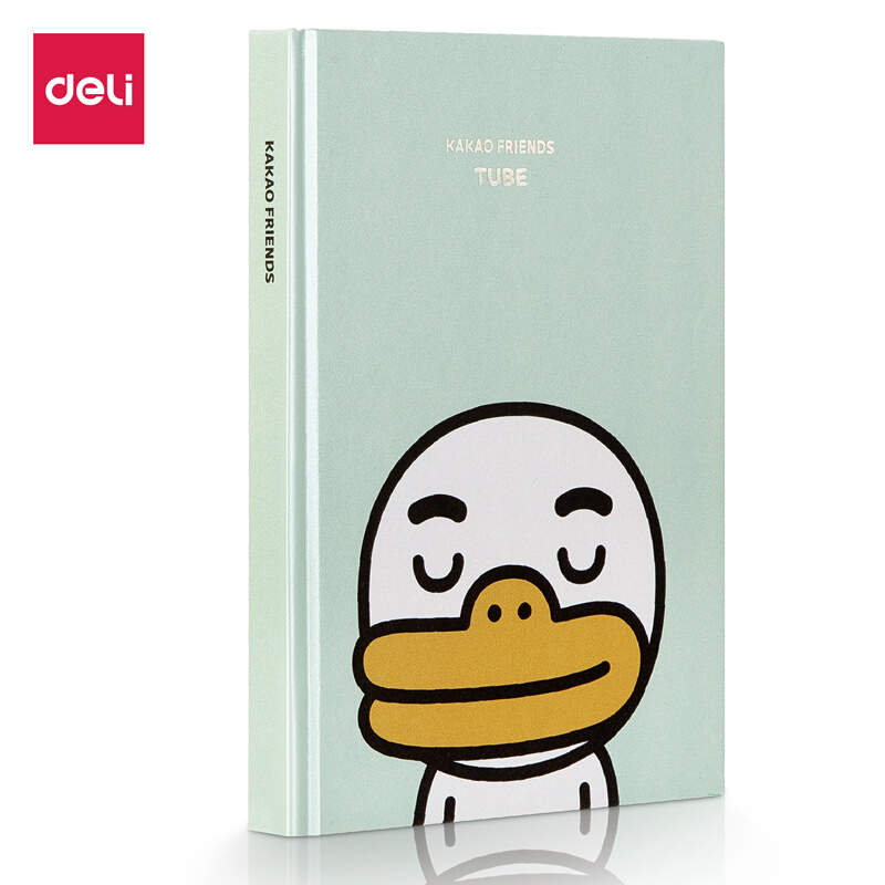 得力(deli)32K112张KAKAO FRIENDS联名记事本笔记本子 暴走鸭SZ030