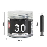 得力(deli)钢笔墨囊 钢笔墨水笔墨囊 可替换 30支/盒 中包装DL-S64...
