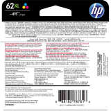 惠普（HP）C2P07AA 62XL 高容量原装彩色墨盒 (适用于HP Offi...