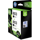 惠普（HP）X4E77AA 803双黑墨盒套装 (适用于HP Deskjet 2...