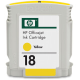 惠普（HP）C4939A 18号 黄色墨盒(适用HP OfficejetL738...