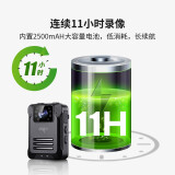 爱国者（aigo） 执法记录仪DSJ-T5 1296P高清红外夜视红蓝爆闪11小时连续录像三防加密内置64G
