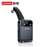 联想(Lenovo)DSJ-G4执法记录仪高清 微型随身摄像128G 网络WiFi全网通 触屏实时远程传输 对讲GPS定位黑色