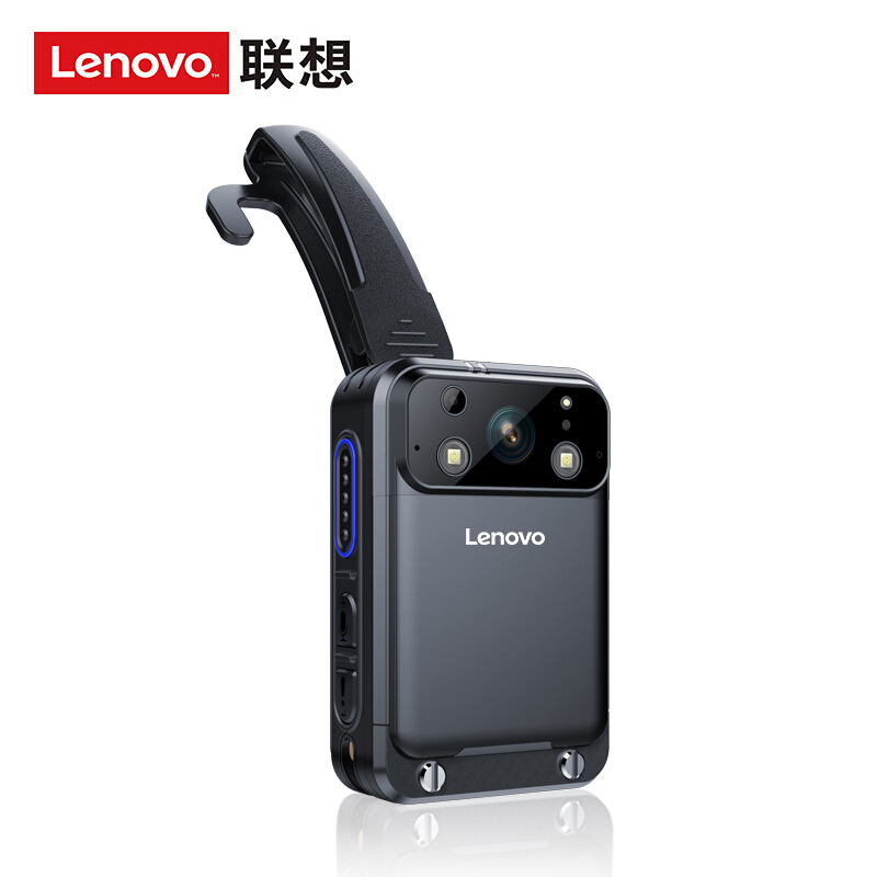 联想(Lenovo)DSJ-G4执法记录仪高清 微型随身摄像64G 网络WiFi全网通 触屏实时远程传输 对讲GPS定位黑色