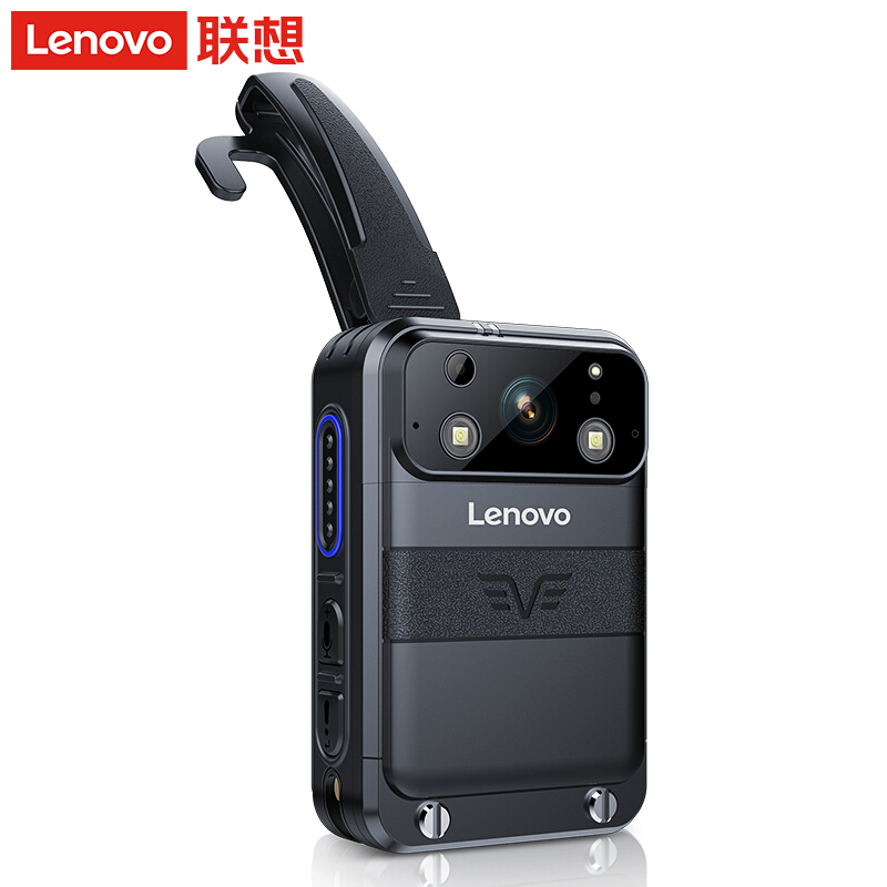 联想(Lenovo)DSJ-8W 64G 执法记录仪网络WiFi4G版 触屏蓝牙对讲 微型高清红外夜视GPS定位内置黑色