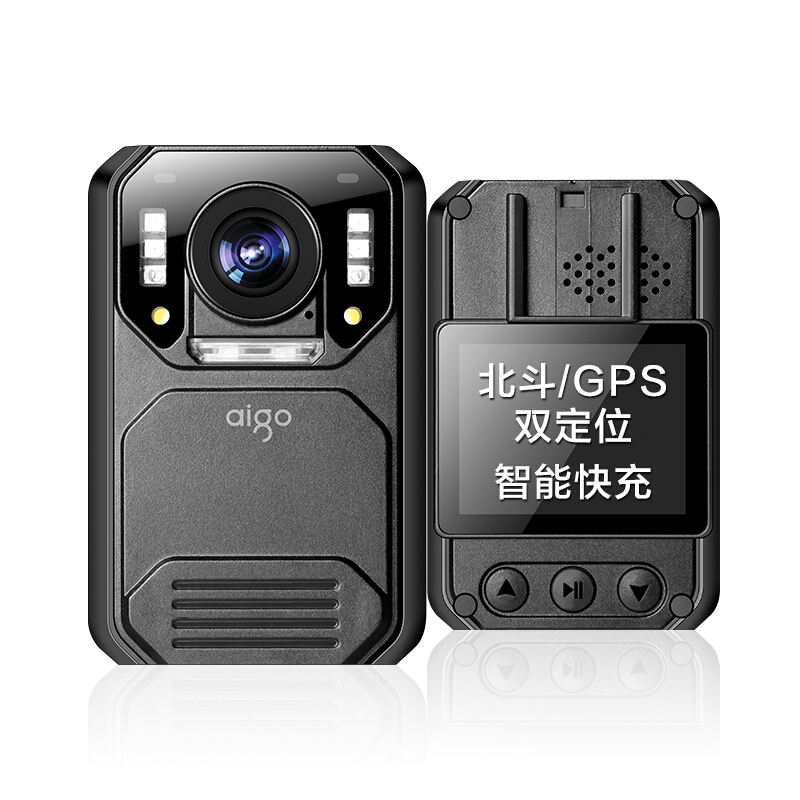 爱国者（aigo）执法记录仪DSJ-T7 64G可扩展高清夜视快速充电GPS定位随身便携现场音视频记录仪