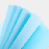 广博(GuangBo)印加系列A4彩色复印纸80g浅蓝色打印纸 100张/包F8...