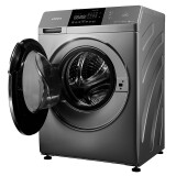 康佳（KONKA）10公斤直驱变频全自动滚筒洗衣机 16档洗涤程序 大屏触摸显示 XQG100-BD14365S