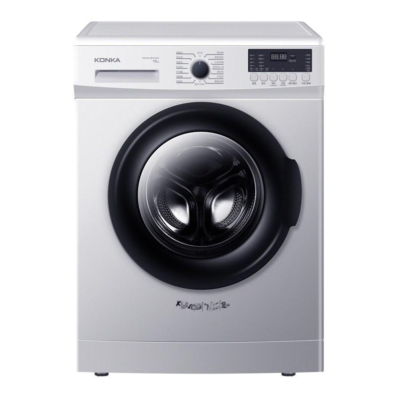康佳（KONKA）【欧标系列】全自动滚筒洗衣机 10公斤大容量 欧标变频滚筒洗衣机 XQG100-BB12161W